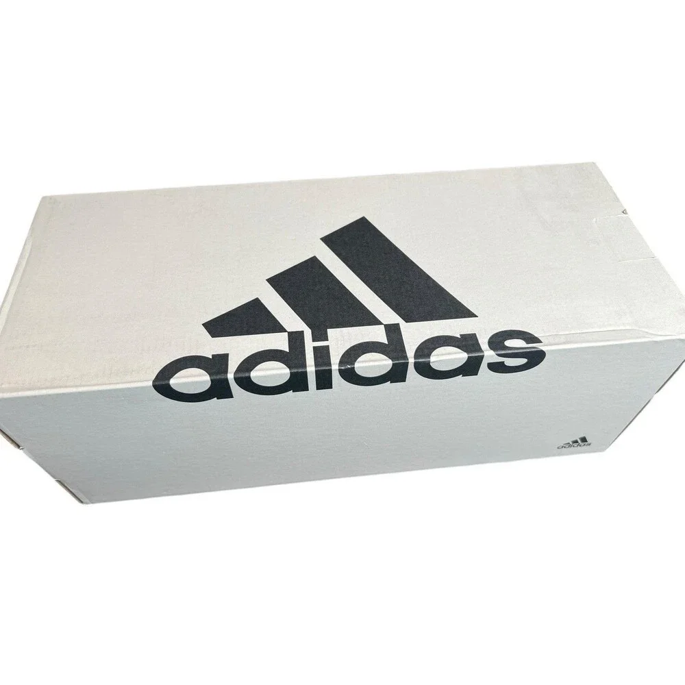 New ADIDAS Adissage Mens‎ Slides Sandal Grey/White/Grey Size 18 US Men HQ4373